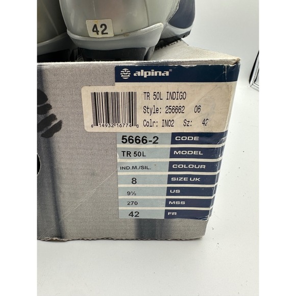 Alpina TR 50L Indigo Nordic Cross Country Ski Boots Size Mens US 9.5‎ Womens 11 - Picture 15 of 16